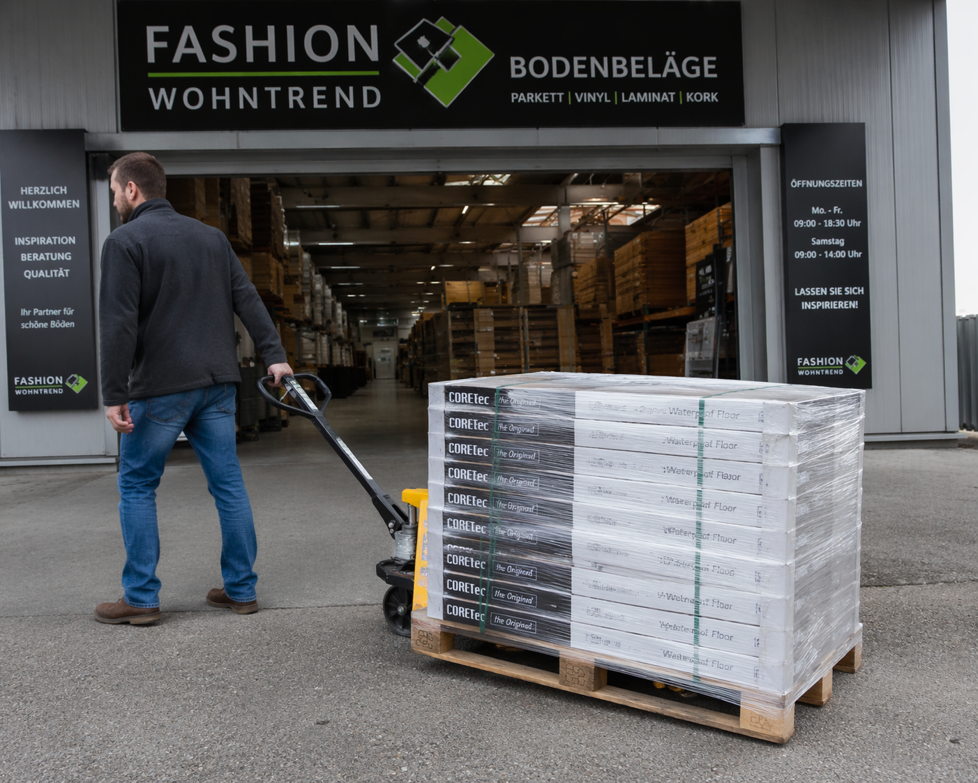 CoreTec CeraTouch: Steinoptik-Rigidvinyl für moderne Wohnräume